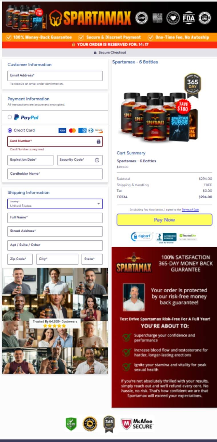 Secure checkout icon ensuring encrypted Spartamax purchase